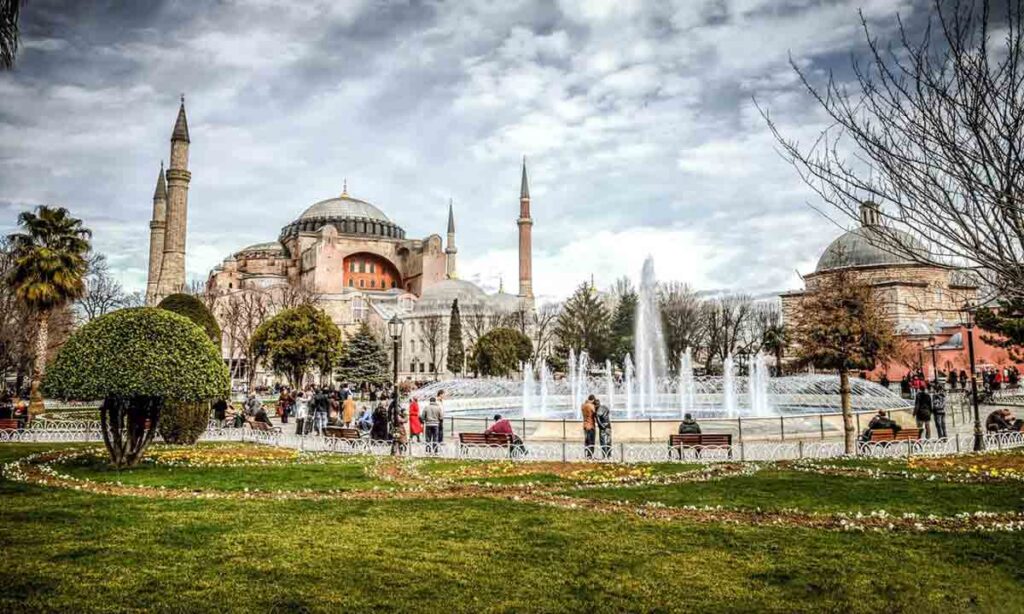 تصویر محله سلطان احمد استانبول در بخش اروپایی