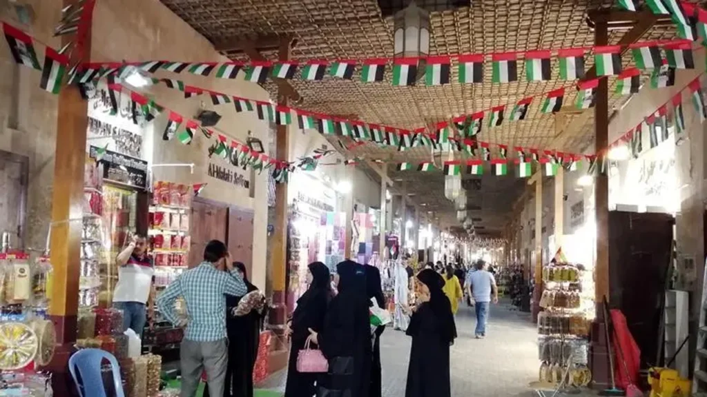 بخش های مختلف بازار مرشد دبی 
